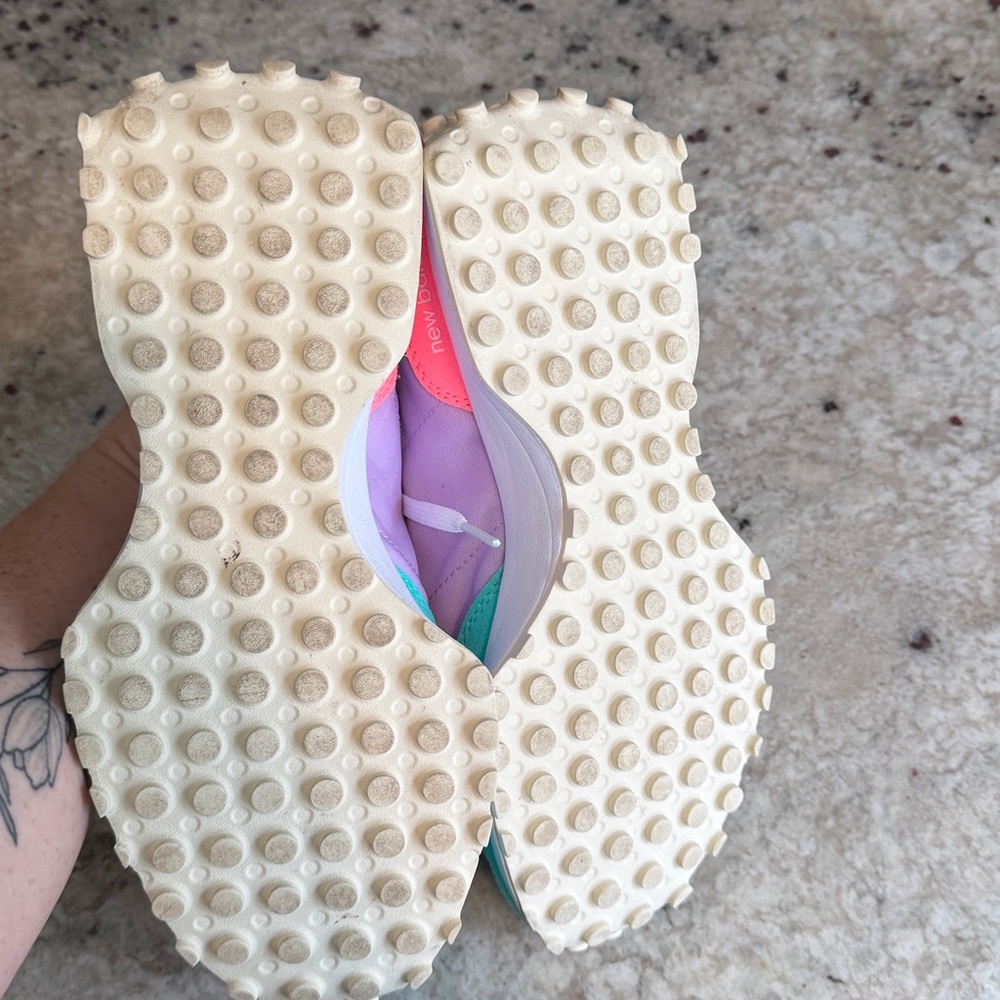 New Balance Wmns 327 'Dark Violet Summer Jade' - Picture 8 of 10